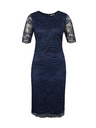 Orsay Modré dámske puzdrové šaty po kolená ORSAY