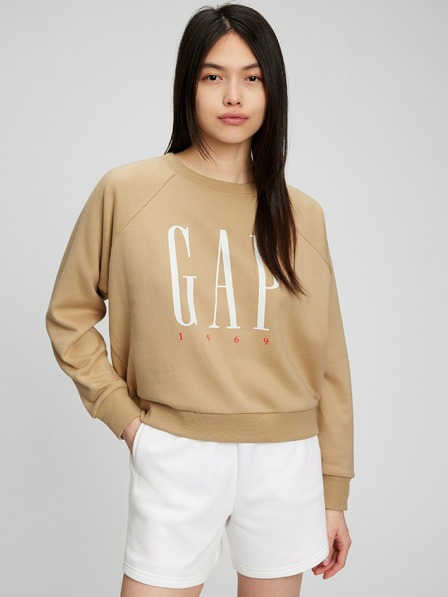 GAP Mikina vintage soft logo zip GAP