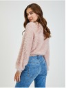 Orsay Ružový dámsky sveter s balónovými rukávmi ORSAY