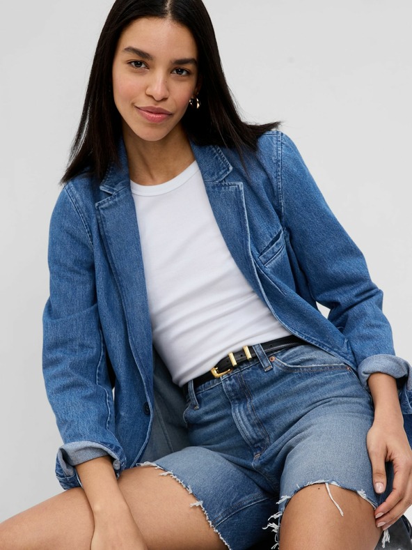 GAP Džínsové kraťasy high rise GAP