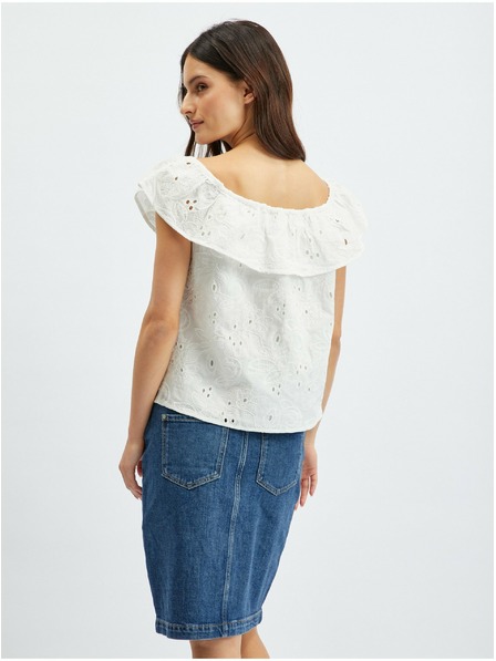 Orsay Biela dámska blúzka ORSAY