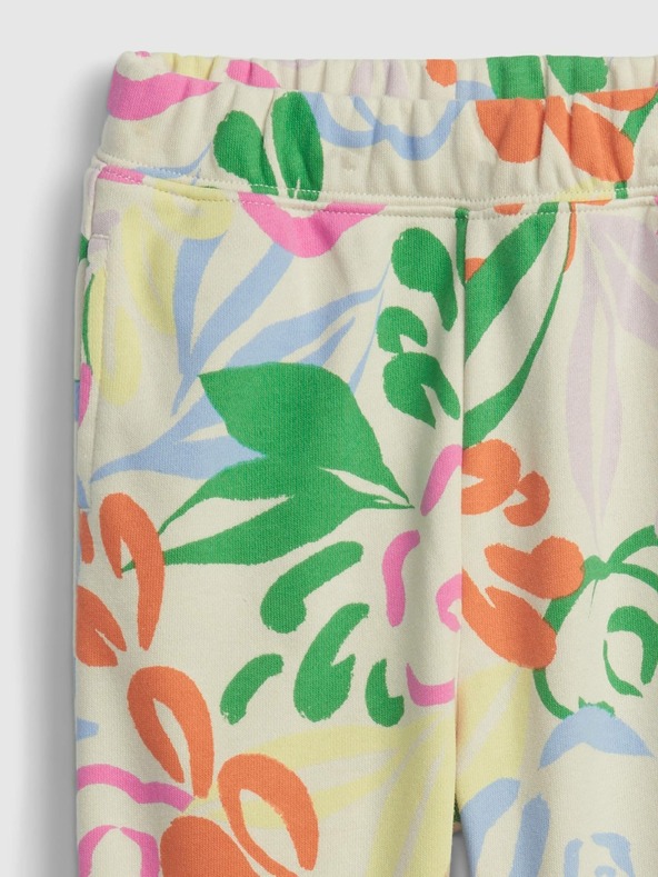 GAP Baby tepláky floral GAP