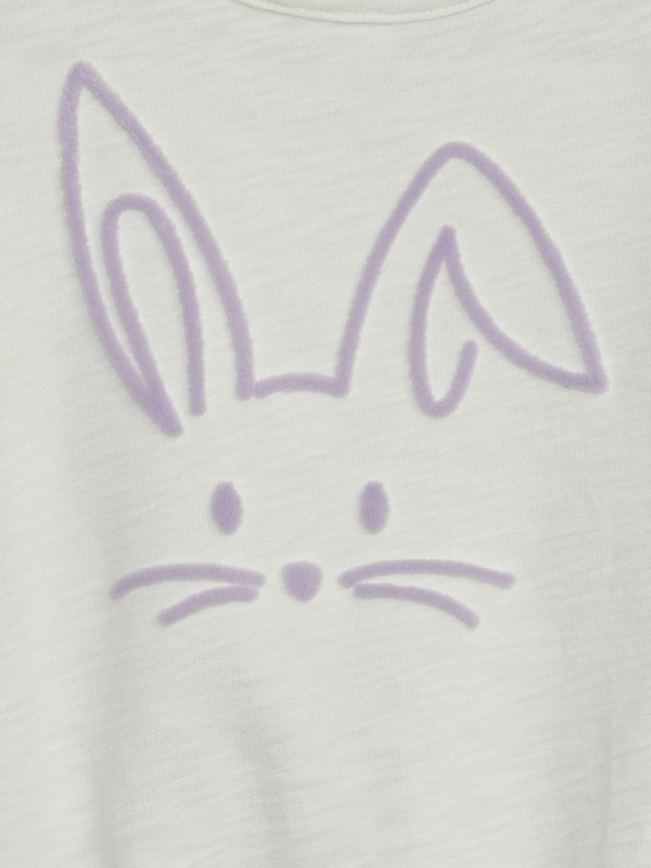 GAP Baby tričko organic zajac GAP