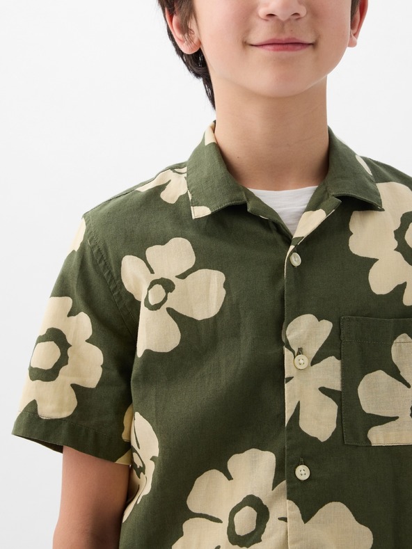 GAP Detská vzorovaná košeľa GAP