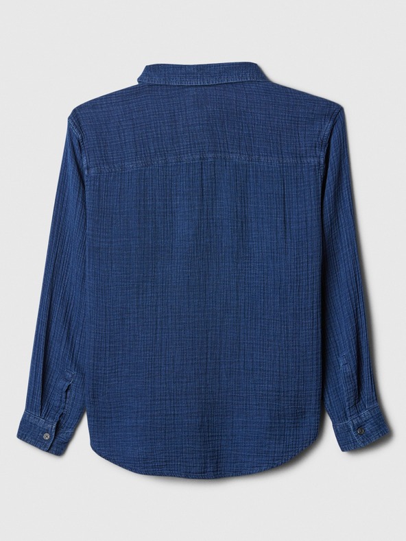 GAP Ľanová košeľa oversize GAP