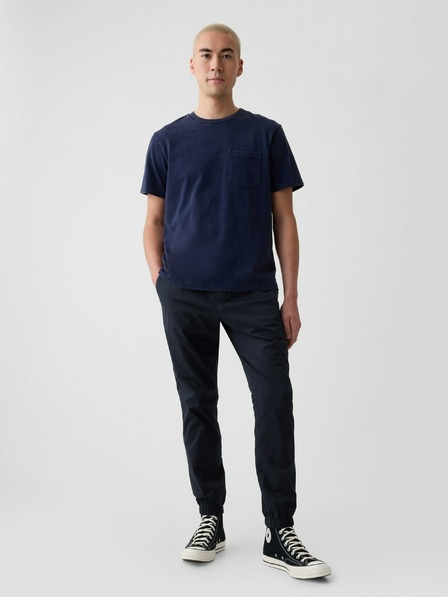 GAP Nohavice slim canvas joggers GapFlex GAP