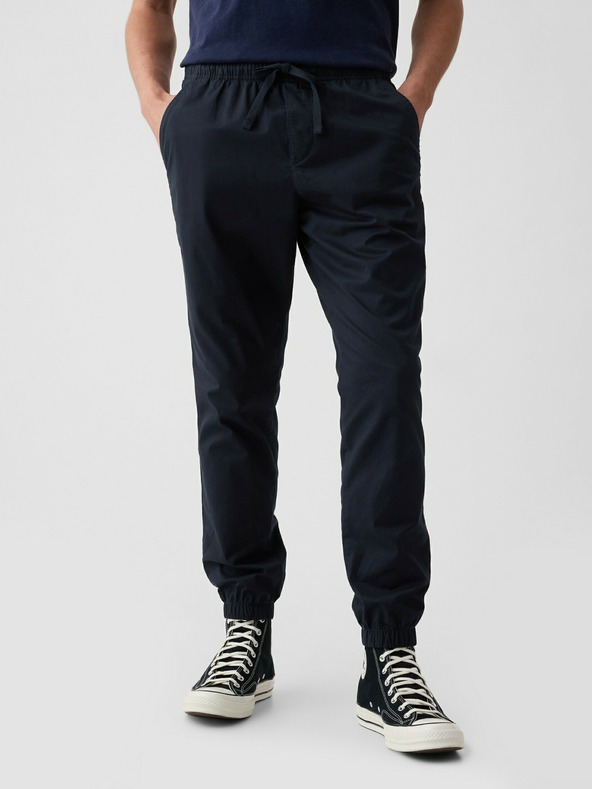 GAP Nohavice slim canvas joggers GapFlex GAP