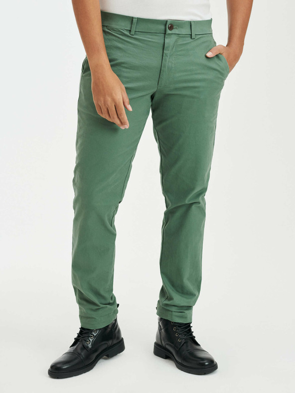 GAP Nohavice modern khaki in slim fit GapFlex GAP