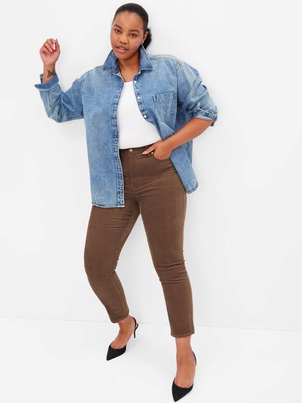 GAP Menčestrové nohavice slim vintage GAP