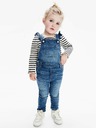 GAP Baby džínsy skinny s trakmi GAP