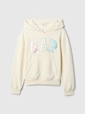 GAP Detská mikina s logom a fleece GAP