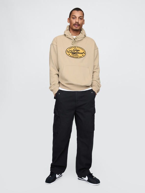 GAP Oversize mikina s logom Americana GAP