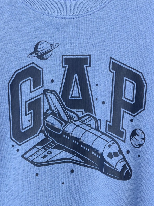 GAP Baby oversize mikina s logom GAP