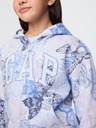 GAP Detská mikina s logom a fleece GAP