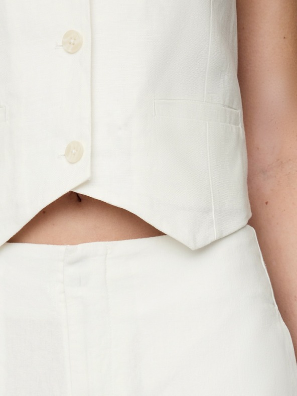 GAP Ľanové nohavice Straight GAP