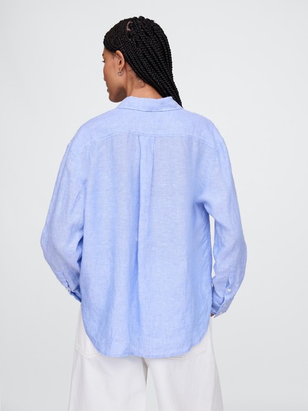 GAP Ľanová oversize košeľa Big Shirt GAP