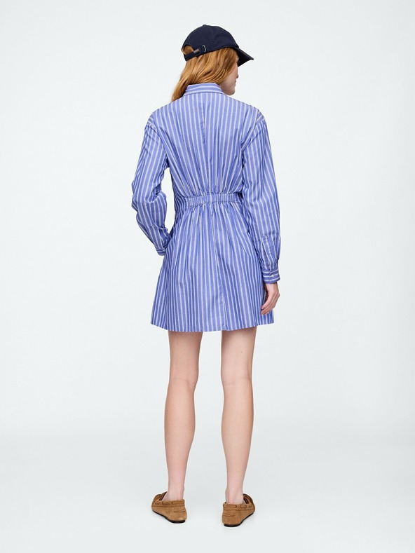 GAP Košeľové popelínové mini šaty Gap