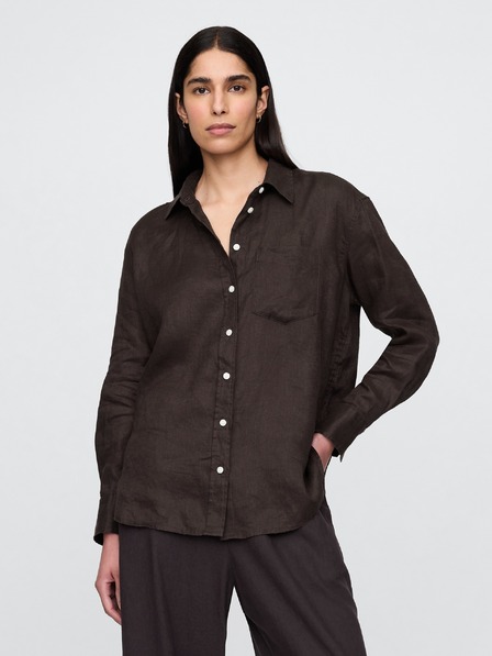 GAP Ľanová oversize košeľa Big Shirt GAP