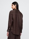 GAP Ľanová oversize košeľa Big Shirt GAP