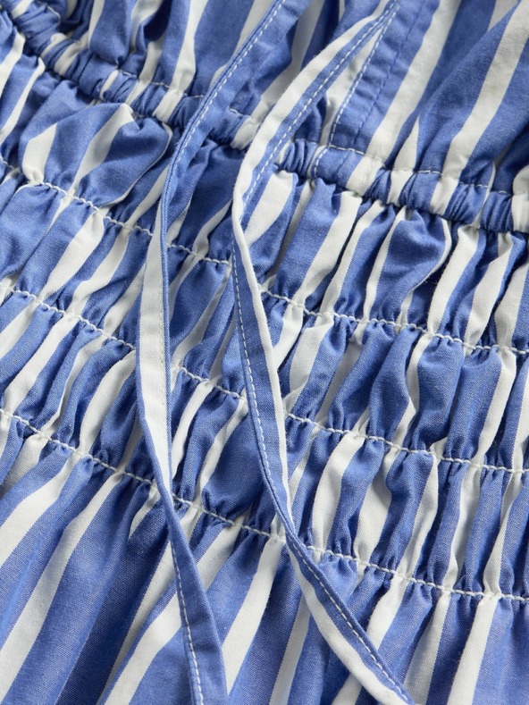 GAP Popelínové midi šaty s vreckami GAP