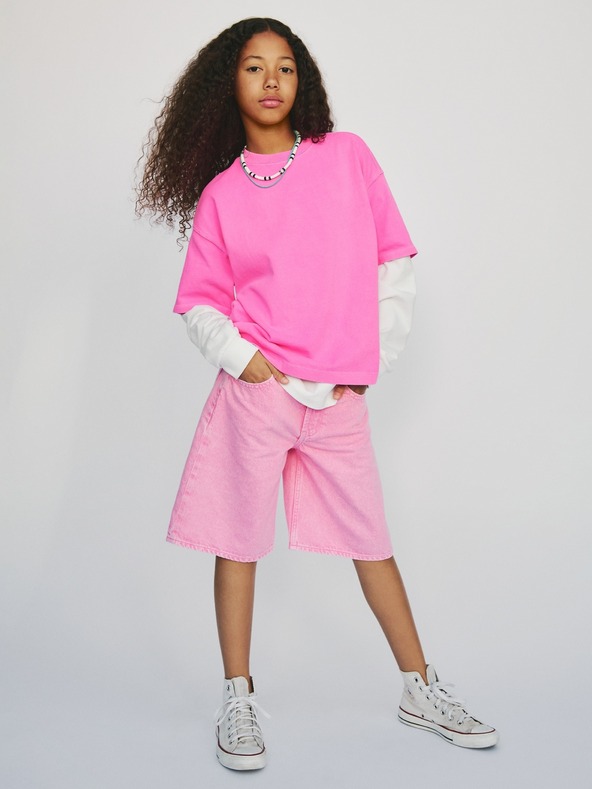 GAP Detské džínsové kraťasy GAP