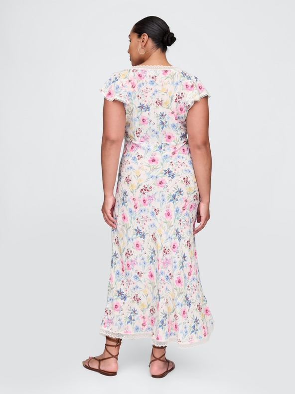 GAP Kvetinové maxi šaty GAP