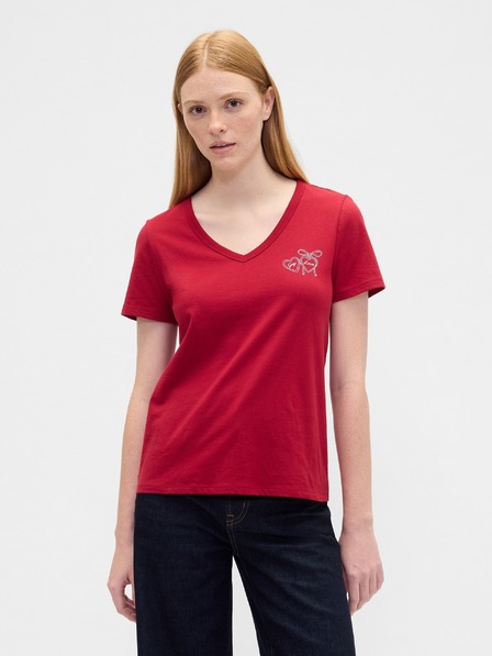 GAP Tričko GAP logo v-ss camo arch