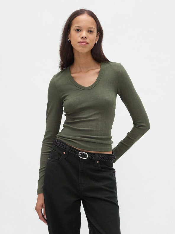 GAP Rebrované tričko GAP