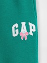 GAP Detské tepláky fleece logo army GAP