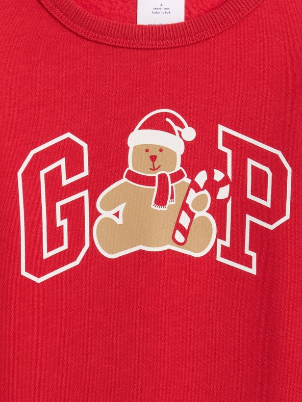 GAP Baby mikina s logom CashSoft GAP