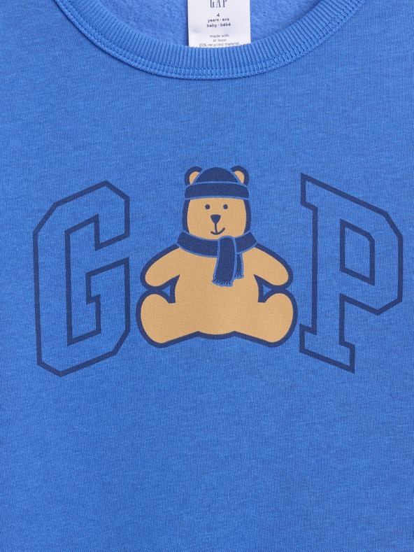 GAP Baby mikina s logom CashSoft GAP