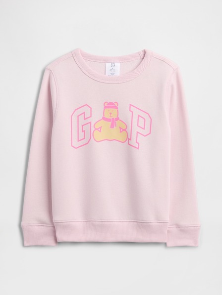 GAP Baby mikina s logom CashSoft GAP