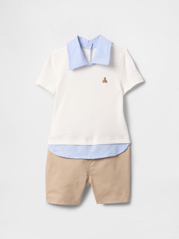 GAP Baby set polo trička a šortiek GAP