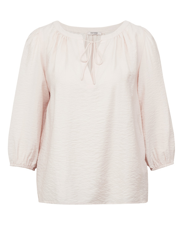 Orsay Svetlo ružová dámska blúzka s trojštvrťovým rukávom ORSAY