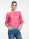 Orsay Ružová dámska blúzka s trojštvrťovým rukávom ORSAY