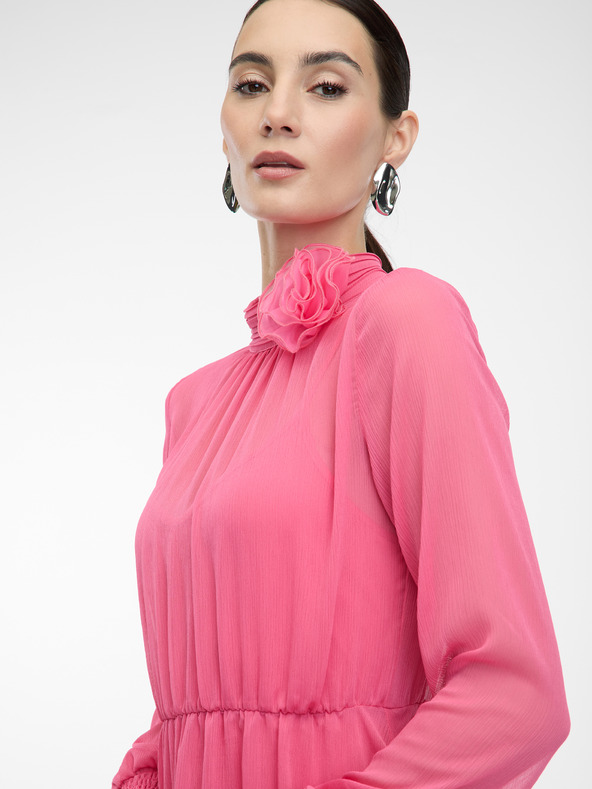 Orsay Ružové dámske šaty ku kolenám ORSAY