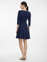 Orsay Tmavo modré dámske šaty po kolená ORSAY