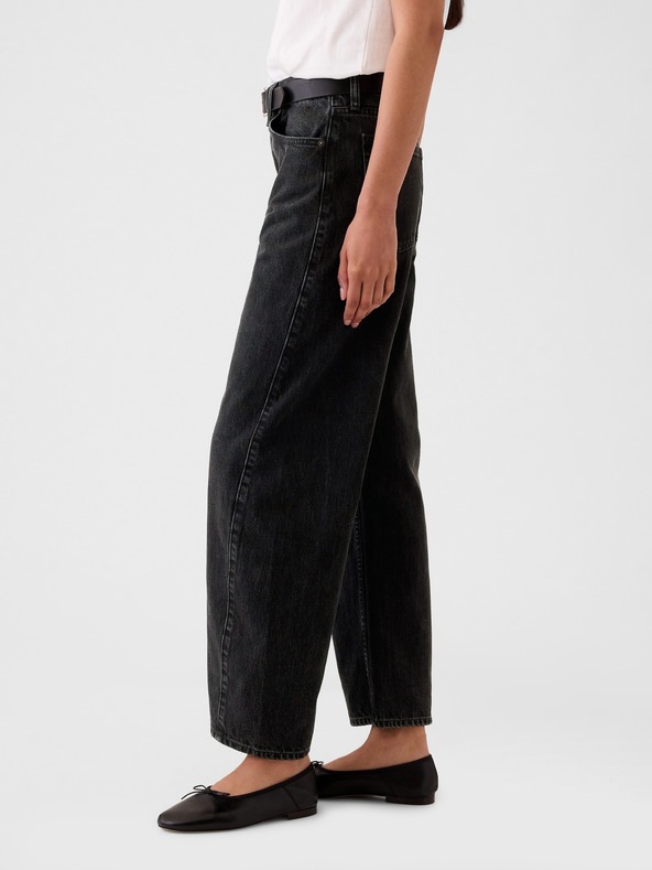 GAP Džínsy High Rise Barrel GAP