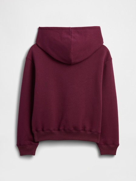 GAP Detská mikina s logom a fleece GAP