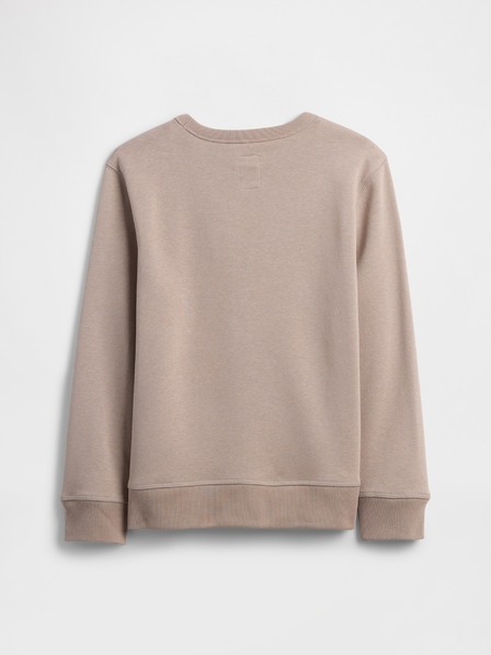 GAP Detská mikina s logom a fleece GAP