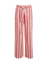 Orsay Ružové dámske plátenné pruhované nohavice ORSAY