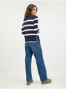 Orsay Bielo-modrý dámsky pruhovaný sveter ORSAY
