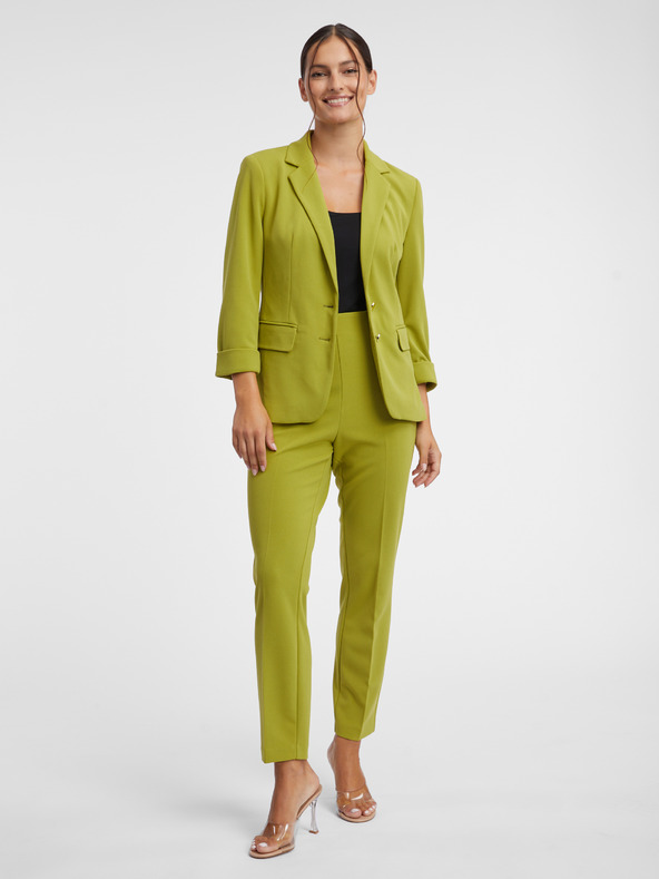 Orsay Zelené dámske nohavice ORSAY