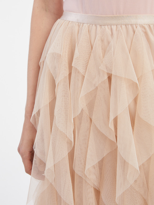 Orsay Béžová dámska midi sukňa ORSAY