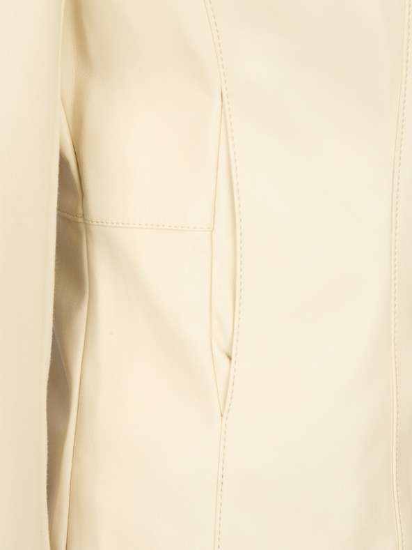 Orsay Krémová dámska koženková bunda ORSAY