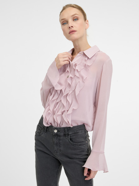 Orsay Svetloružová dámska blúzka ORSAY