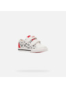 Geox Biele dievčenské tenisky Geox Kilwi
