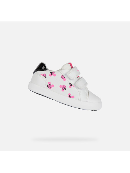 Geox Biele dievčenské tenisky Geox Kilwi
