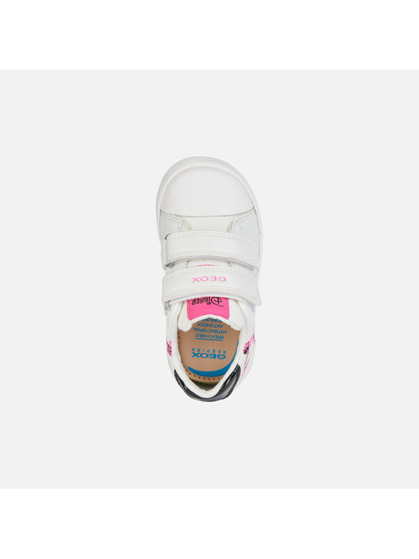 Geox Biele dievčenské tenisky Geox Kilwi