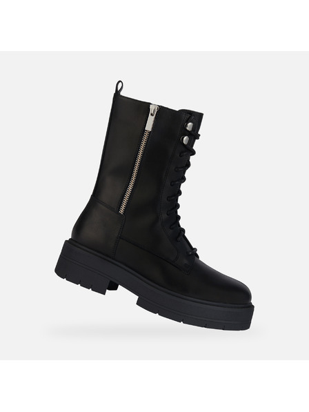 Geox Čierne dámske členkové topánky Geox Spherica EC7